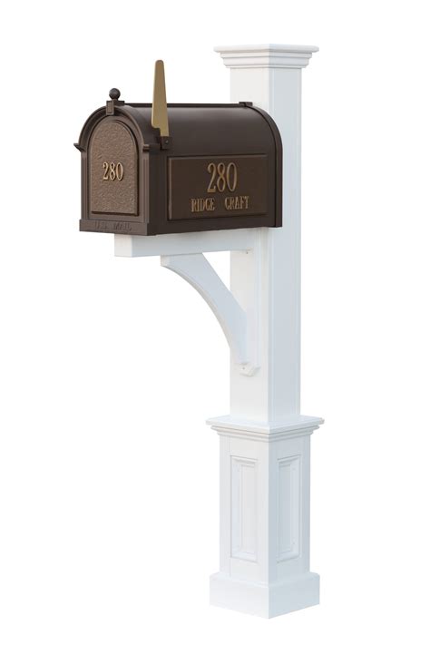 Steel with silver powder coating. . Mailbox kits at lowes